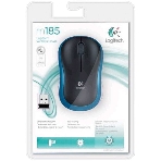 Мышь беспроводная Logitech M185 синий, 1000 dpi, радиоканал, USB, кнопки - 3, фото10