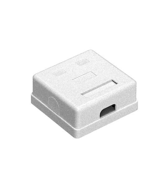 Розетка компьютерная двойная ExeGate SM2-RJ45-C6 RJ-45 кат.6 UTP Krone/110