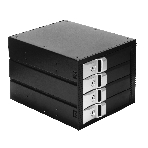Корзина для HDD ExeGate EX264645RUS HS435-01 (универсальная, на 4*3,5' SATA/SAS HDD, занимает 3*5,25' отсека), фото9