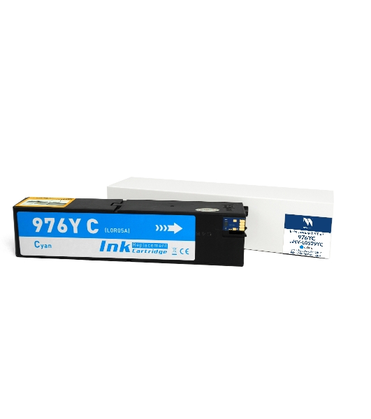 Картридж струйный NVPrint 976YC (NV-L0S29YC) голубой для HP PageWide P55250/P57750dw MFP Managed (16000 стр) совместимый