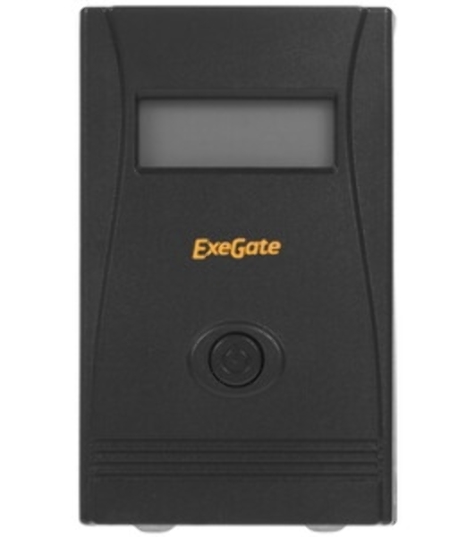 Источник бесперебойного питания ExeGate Smart LB-650.LCD.AVR.4C13 (650VA/390W, LCD, AVR, 4*C13, батарея 12V 7Ah, черный)