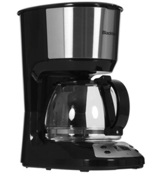 Кофеварка капельная Blackton Bt CM1116 черный/серебристый, исп. кофе - молотый, 1.25 л, 750 Вт.
