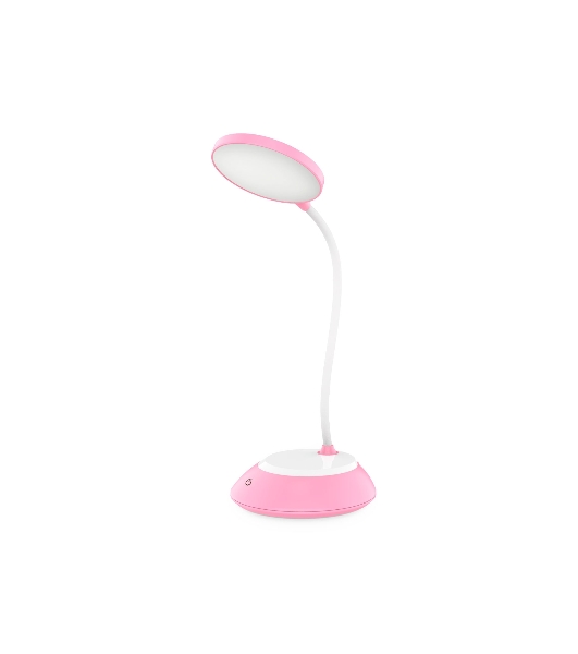 Светодиодная настольная лампа Ambrella light DE603 PI/WH розовый/белый LED 2800-6500K 5W