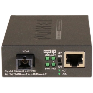 GT-806B60 Медиаконвертер 10/100/1000Base-T to WDM Bi-directional Fiber Converter - 1550nm - 60KM