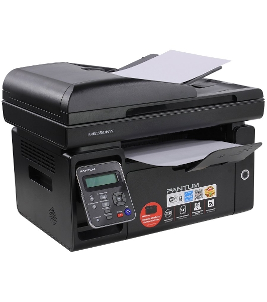 МФУ лазерное Pantum M6550NW, A4, ч/б, печ. до 22 стр/мин., скан. до 22 стр/мин., 1200x1200dpi, USB, RJ-45, Wi-Fi, проектная модель