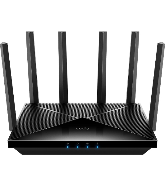 Маршрутизатор Cudy APP BE6500 2.5G Dual Band Wi-Fi 7 Mesh Router, Chipset Broadcom, 802.11be/ax/ac/a/b/g/n, 5764Mbps at 5GHz + 688Mbps at 2.4GHz, 1 x 2.5Gbps WAN Port, 4 x 10/100/1000Mbps Ports, 6 x 5dBi fixed antennas, WiFi router/AP/Repeater/WISP Mode, PPTP/L2TP/OpenVPN/WireGuard, MLO, MU-MIMO, Guest network, WPS, DDNS, IPv6, IPTV, WOL, WPA3, TR069/TR098/TR111/TR181