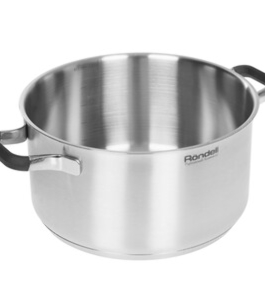 Кастрюля Rondell Stolz RDS-1754, 5.2 л, 24 см, нержавеющая сталь, с крышкой