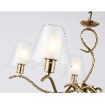 Люстра Ambrella light LH57091/5 BS/FR латунь/белый матовый E14/5 max 40W D690*790, фото7