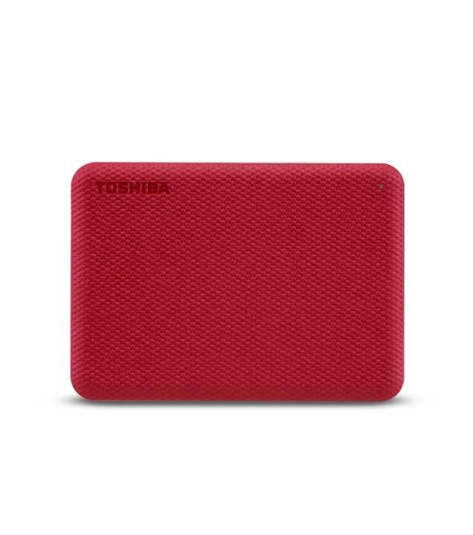 Внешний HDD 2.5' Toshiba Canvio Advance, 1TB, USB 3.2 Gen 1 Type-A, 5400 rpm, красный