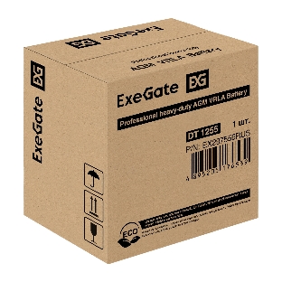 Аккумуляторная батарея ExeGate DT 1255 (12V 55Ah, болт М6)