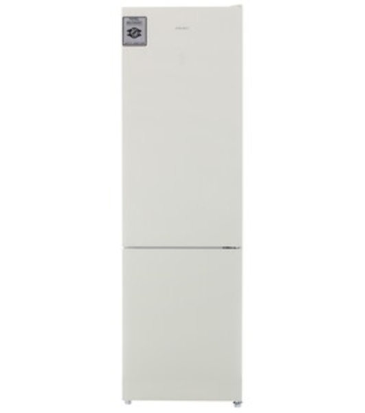 Холодильник Maunfeld MFF200NFBG Inverter бежевый двухкамерный 271/106 л морозилка снизу, No Frost