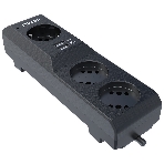 Сетевой фильтр Surge protector Pilot 3G 3xGP euro outlets, 10А/2.2 кВа, 2xUSB, 5m, черный, фото2