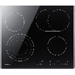 Встраиваемая электрическая панель Samsung NZ64T3536DK/WT 59 x 50.5 x 5.2 см., электронное управление, 15 степеней мощности, автоматическое отключение, защита от детей, блокировка управления, дисплей, 4 конфорки, 2 с зоной расширения, рамка из нержавеющей стали, корпуса черный, фото2