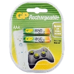 Аккумулятор GP Rechargeable (GP 85AAAHC-2CR2) NiMH 85AAAHC 850mAh, 2 шт AAA, 850мАч (2 шт. в уп-ке), фото4