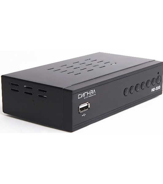 Ресивер DVB-T2 Сигнал HD-350 черный