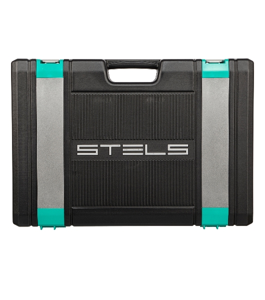 Набор инструментов STELS 141151/4'' 3/8'' 1/2'' cr-v s2 усиленный кейс 216 предм.