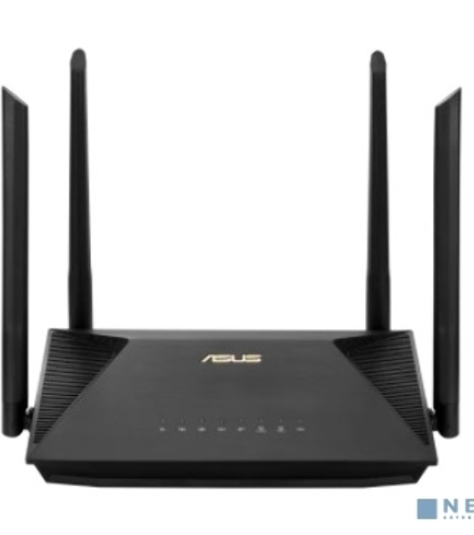 Роутер ASUS RT-AX53U 802.11b/g/n/ac/ax, до 574 + 1201 Mbps, 2,4 + 5 гГц, 4 антенны, USB