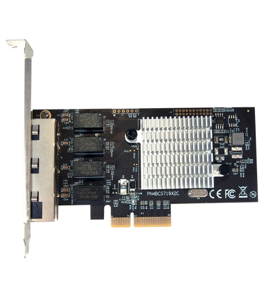 Сетевая карта SUNRICH TECHNOLOGY N-1060 1G Quad Port RJ45 PCIE Ethernet Adapter with Broadcom BCM5719 chipset