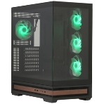 Компьютерный корпус ZALMAN P40 NAMU, ATX, черный, WINDOW, WOODEN ELEMENTS, 2xCombo(2.5” or 3.5”), 1xUSB TYPE-C, 2xUSB 3.0, SIDE 3x120мм ARGb, REAR 1x120мм ARGb, фото11