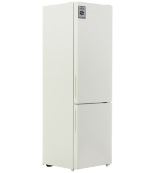 Холодильник Maunfeld MFF200NFBG Inverter бежевый двухкамерный 271/106 л морозилка снизу, No Frost