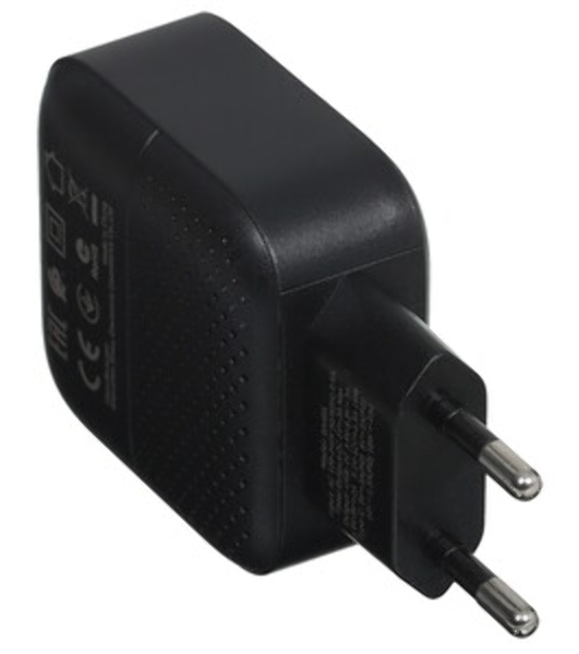 Сетевое зарядное устройство BOROFONE BA46A Premium, один порт USB, один порт Type-C, PD, 18W, 5V, 3.0A, черный