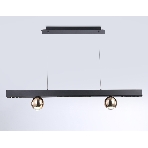 Подвесной светодиодный светильник Ambrella light FL5956 BK/GD черный/золото 4200K 18W 1000*70*1200 (Без ПДУ), фото4