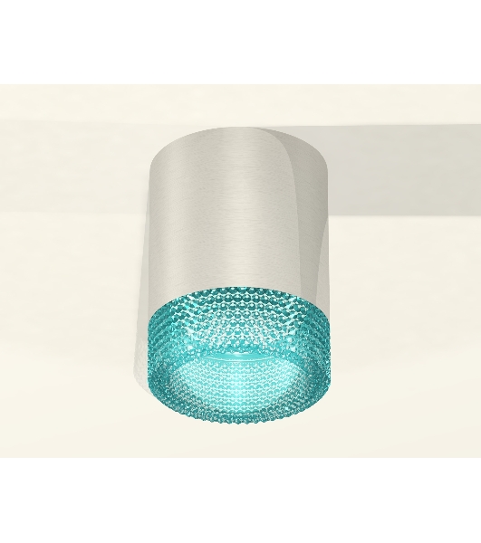 Светильник Ambrella Light XS6305011 PSL/BL серебро полированное/голубой MR16 GU5.3 (C6305, N6153)
