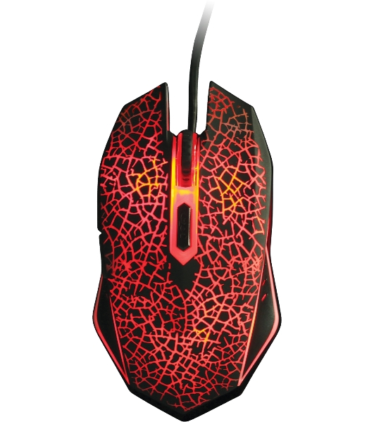 Мышь проводная Qumo Solaris M10 + коврик, проводная, оптическая, 800/1200/1600/2200 dpi