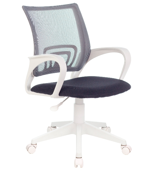 Кресло Бюрократ CH-W695NLT TW-04 TW-12 темно-серый, сетка/ткань, 120 кг, механизм качания