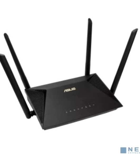 Роутер ASUS RT-AX53U 802.11b/g/n/ac/ax, до 574 + 1201 Mbps, 2,4 + 5 гГц, 4 антенны, USB