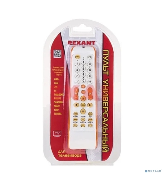 Универсальный пульт дистанционного управления Rexant для телевизора (RX-952)