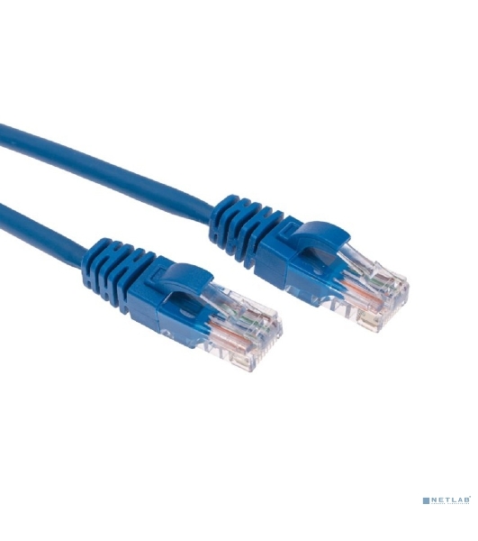 Патч-корд U/UTP Rexant cat.5e, RJ45-RJ45, 26AWG, ZH нг(А)-HF, синий, 1 м