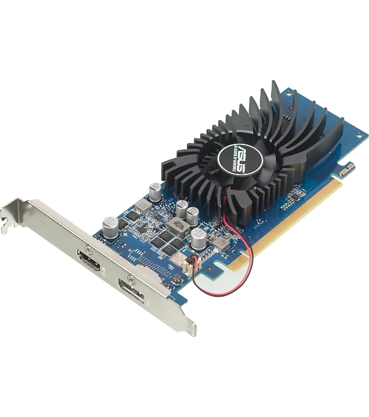Видеокарта Asus GT1030-2G-BRK nVidia GeForce GT 1030 2048Mb 64bit GDDR5 1228/6008/HDMIx1/DPx1/HDCP PCI-Elow profile Ret