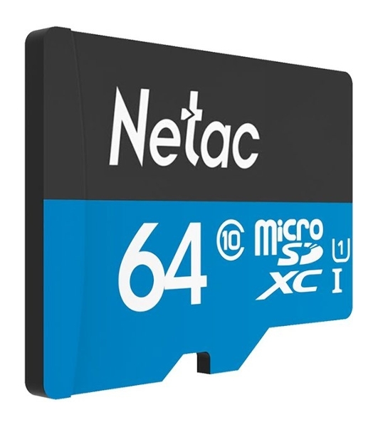 Флеш карта microSDHC 64Gb Netac P500 NT02P500STN-064G-S (без SD адаптера) 80Mb/s