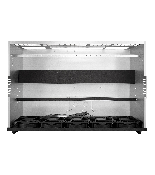 Корпус для майнинга ExeGate EX270772RUS Pro 13-430 (без БП, 2хUSB, 5хfan 120мм, места под: 13 видеокарт, 2 БП)
