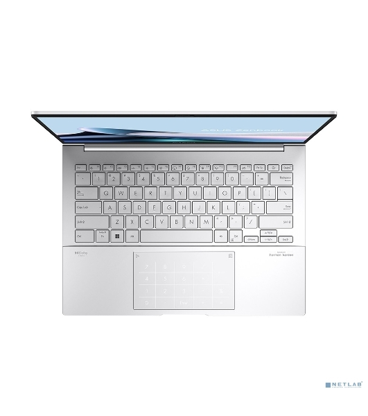 Ноутбук Asus Zenbook UX3405CA-ST1093/14'/OLED/Intel Core Ultra 9 285H/32Gb/512Gb SSD/Intel Graphics/noOS/серебристый/1.2kg