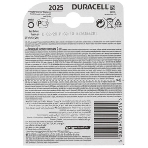 Элемент питания литиевый CR DL 2025 BP-2 (блист.2шт) Duracell Б0037272, фото3