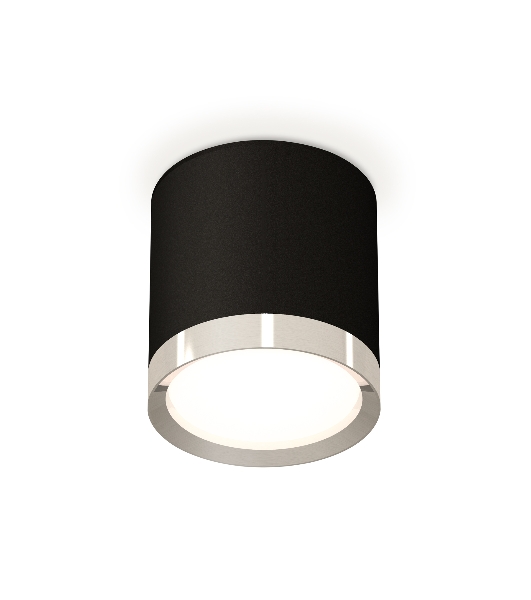 Светильник Ambrella Light XS8142003 SBK/PSL черный песок/серебро полированное GX53 (C8142, N8118)